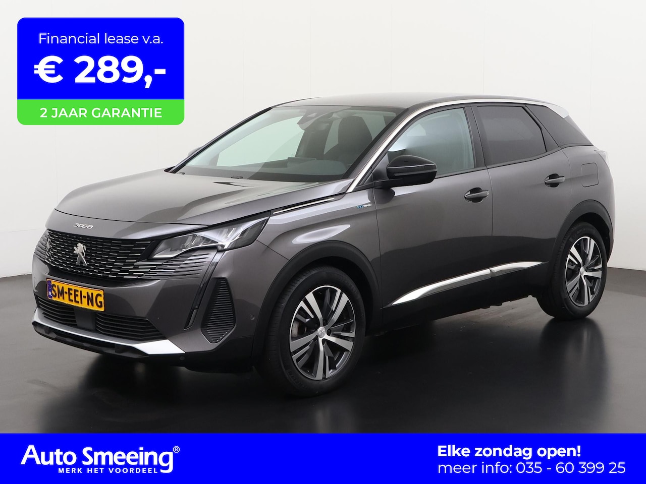 Peugeot 3008 - 1.6 HYbrid 225 Allure Pack | Camera | Carplay | Blind spot | Zondag Open! - AutoWereld.nl
