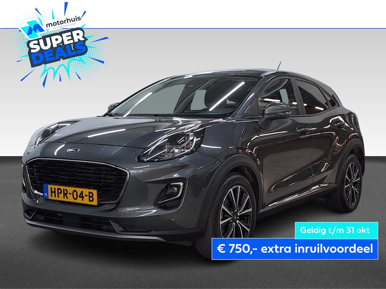Ford Puma - 1.0 ECOBOOST HYBRID 125PK AUTOMAAT TITANIUM NAVI TEL PDC CAMERA LED - AutoWereld.nl