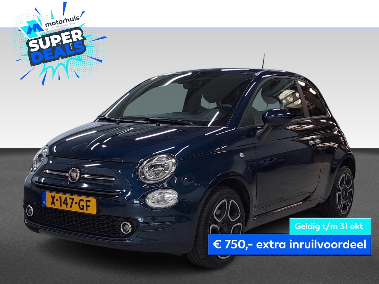Fiat 500 - 1.0 HYBRID 70PK CLUB ECC TEL CARPLAY - AutoWereld.nl