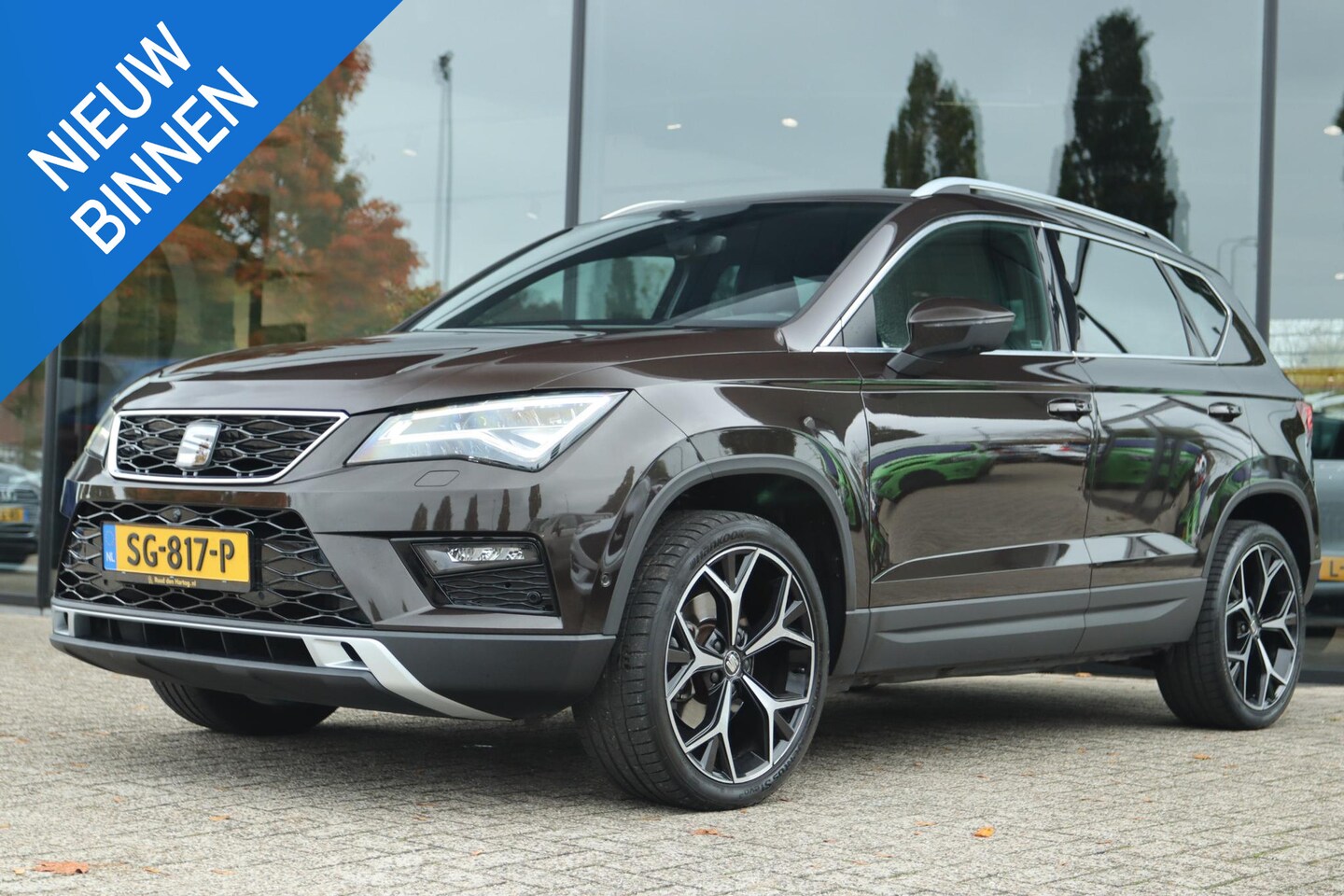 SEAT Ateca - 1.4 ECOTSI AUT. XCELLENCE | 360 CAMERA | CARPLAY | ACC | LED | KEY-LESS | DODEHOEK | STAND - AutoWereld.nl