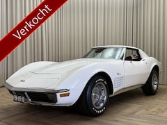 Chevrolet Corvette - C3 Targa *LAST YEAR FULL CHROME BUMPERS* 1972 / Automatic / CLASSIC WHITE & RED VINYL