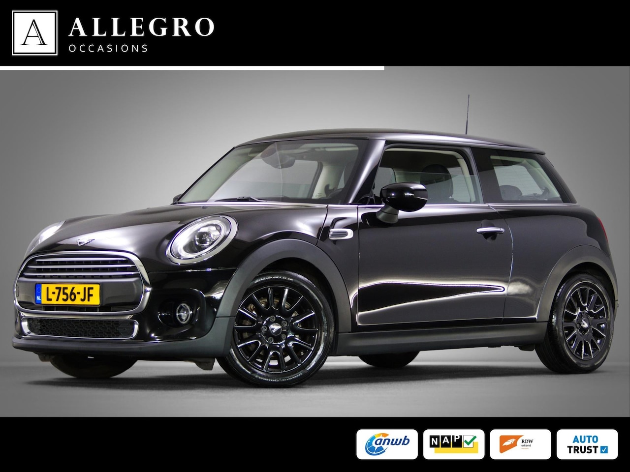 MINI One - 1.5 Business Edition (UNION JACK LIGHTS, APPLE CARPLAY/ANDROID AUTO, CRUISE CONTROL, NAVIG - AutoWereld.nl