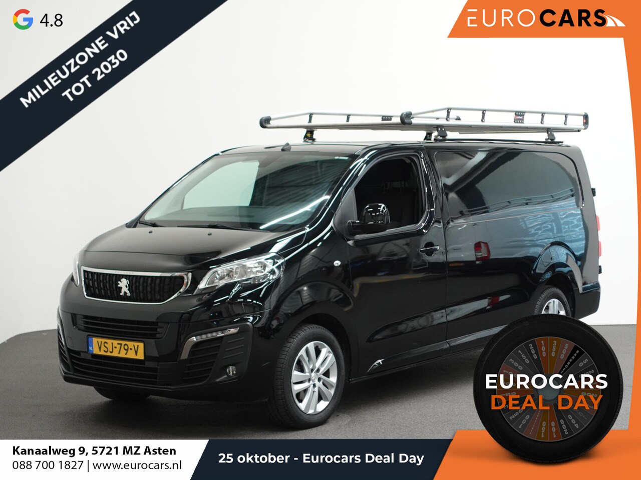 Peugeot Expert - 180pk Automaat L3H1 Long Premium Navigatie Apple Carplay Trekhaak Imperiaal Airco Cruise c - AutoWereld.nl