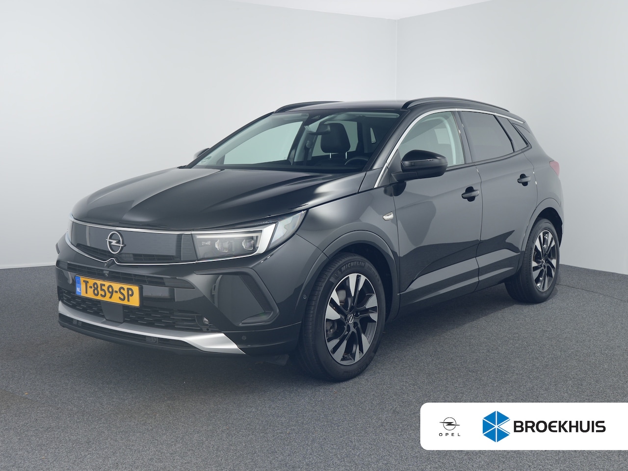 Opel Grandland - 1.2 Turbo Ultimate TREKHAAK 1400KG GEREMD | Achteruitrijcamera | Alcantara bekleding | App - AutoWereld.nl
