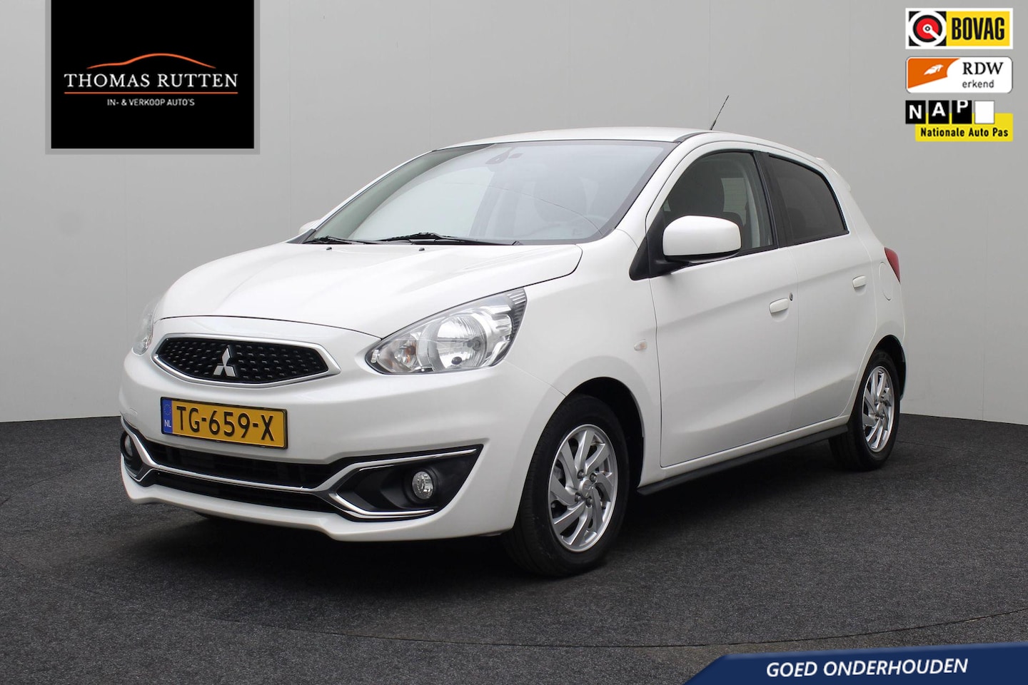 Mitsubishi Space Star - 1.2 Connect Pro 2018 NAP | Carplay | Airco | Navigatie | Cruise control | Camera | Lichtme - AutoWereld.nl