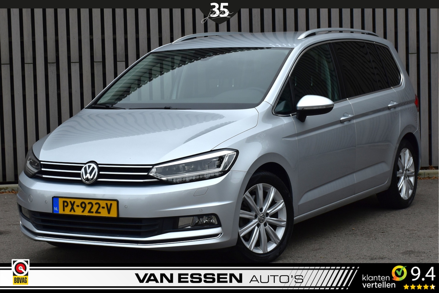 Volkswagen Touran - 1.4 TSI Highline 7p. Navigatie Led ACC Trekhaak Stoelverwarming! - AutoWereld.nl