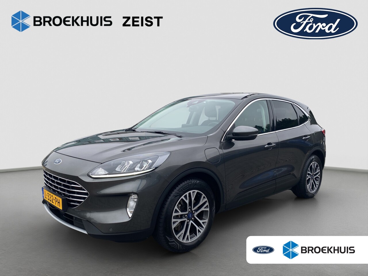 Ford Kuga - 2.5 PHEV Titanium | 100% dealer o.h. | Winter-pack | DAB | Keyless-entry | Privacy-glass | - AutoWereld.nl