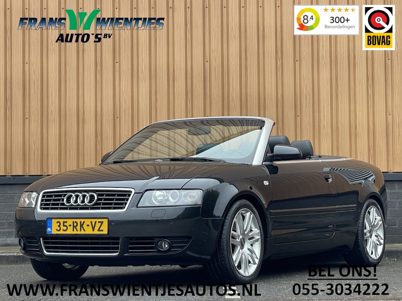 Audi A4 Cabriolet - 3.0 V6 Exclusive | Cruise Control | Parkeersensoren | Airconditioning | Stoelverwarming | - AutoWereld.nl