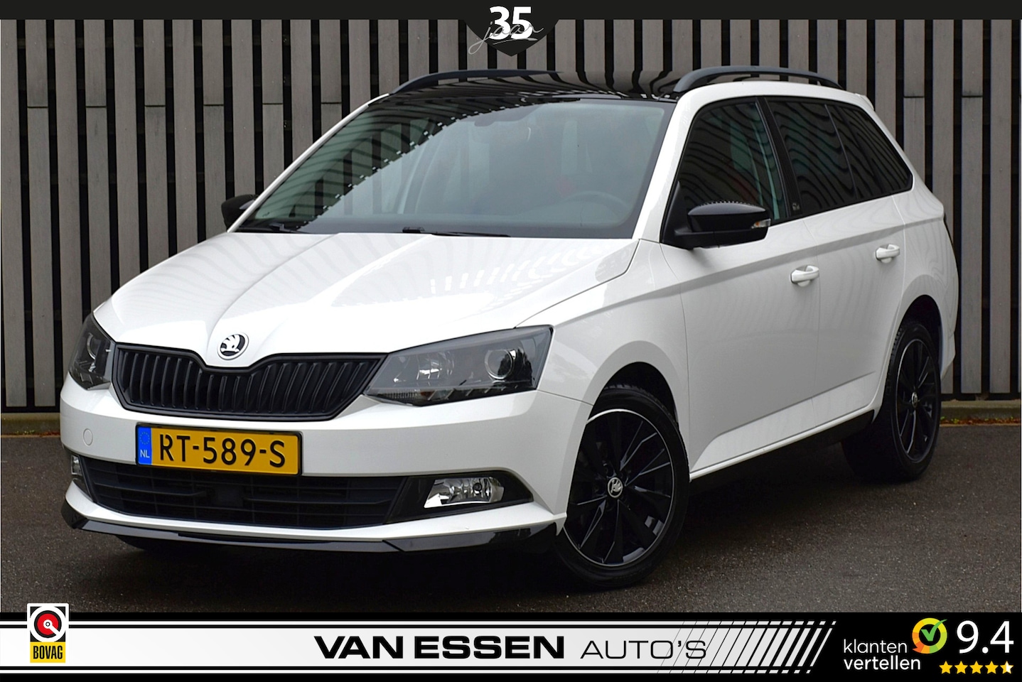 Skoda Fabia Combi - 1.0 TSI Monte Carlo Navigatie Cruise-Control Pano-Dak NL-AUTO! 57.964KM! - AutoWereld.nl