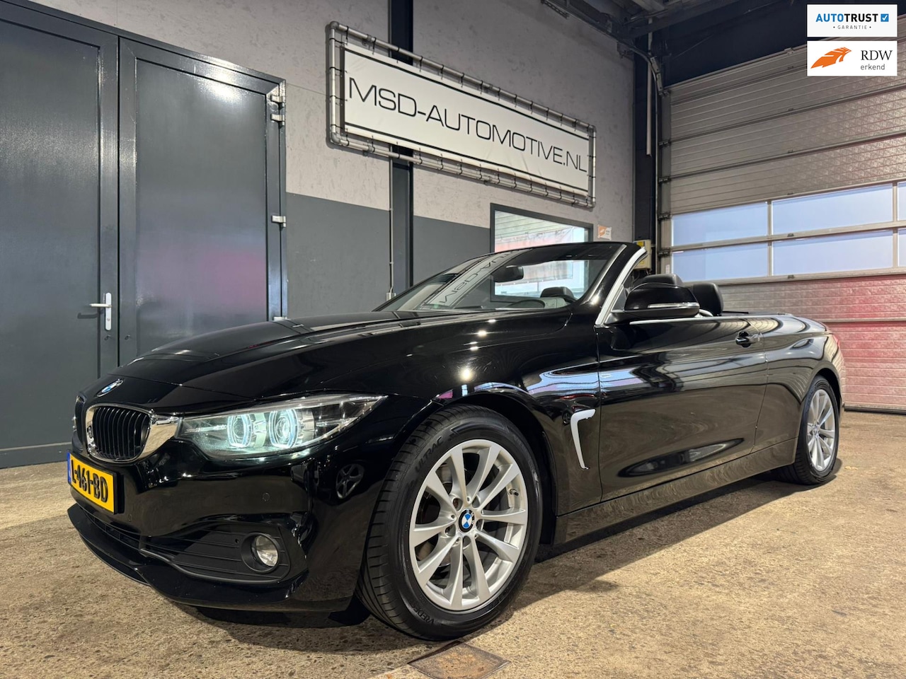 BMW 4-serie Cabrio - 420i High Executive Leder Stoelverwarming - AutoWereld.nl