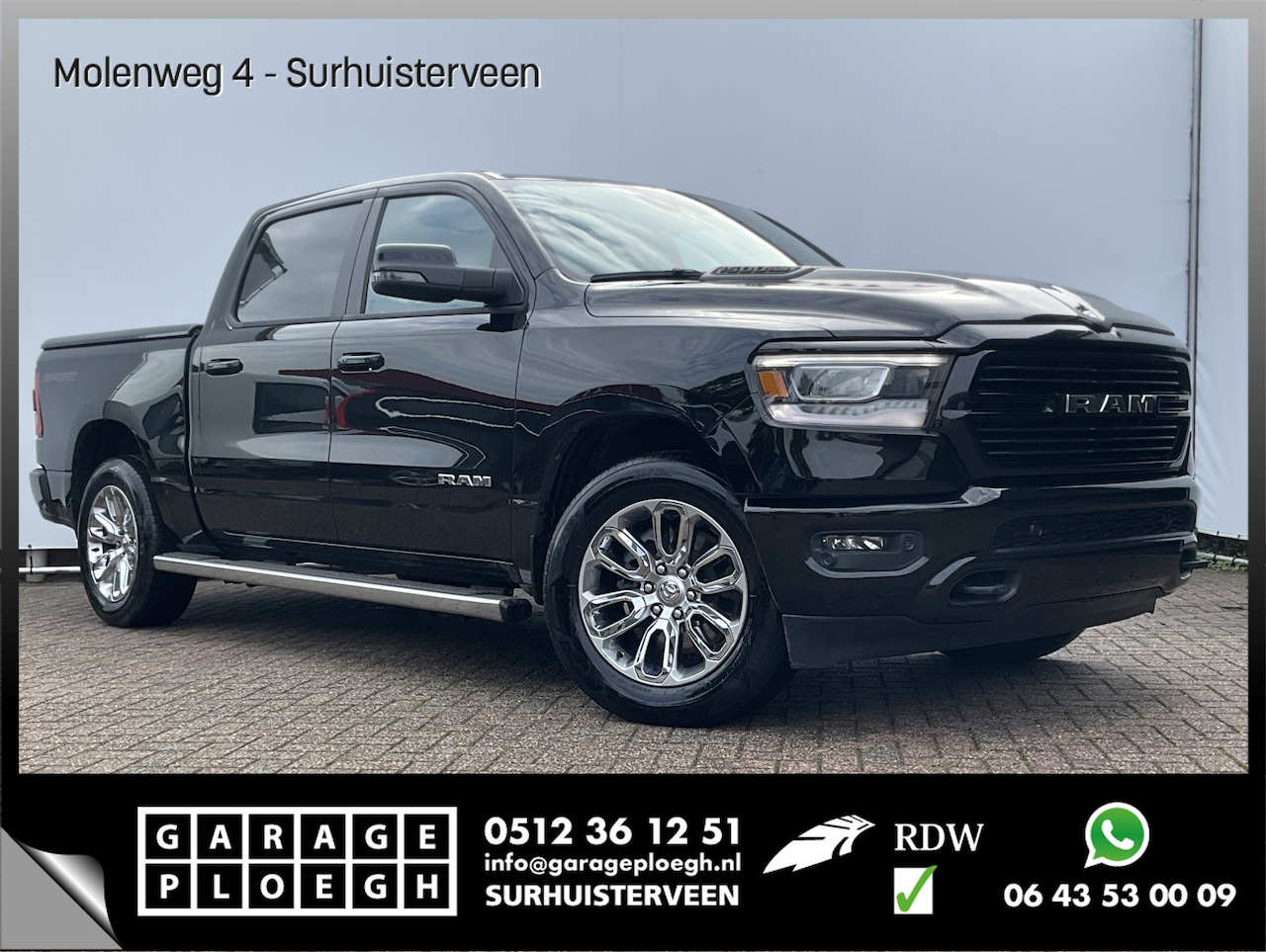 Dodge Ram 1500 - 5.7 V8 4x4 Crew Cab Laramie LPG Trekhaak Leer Stoelverw+Ventilatie Alpine VOL! - AutoWereld.nl