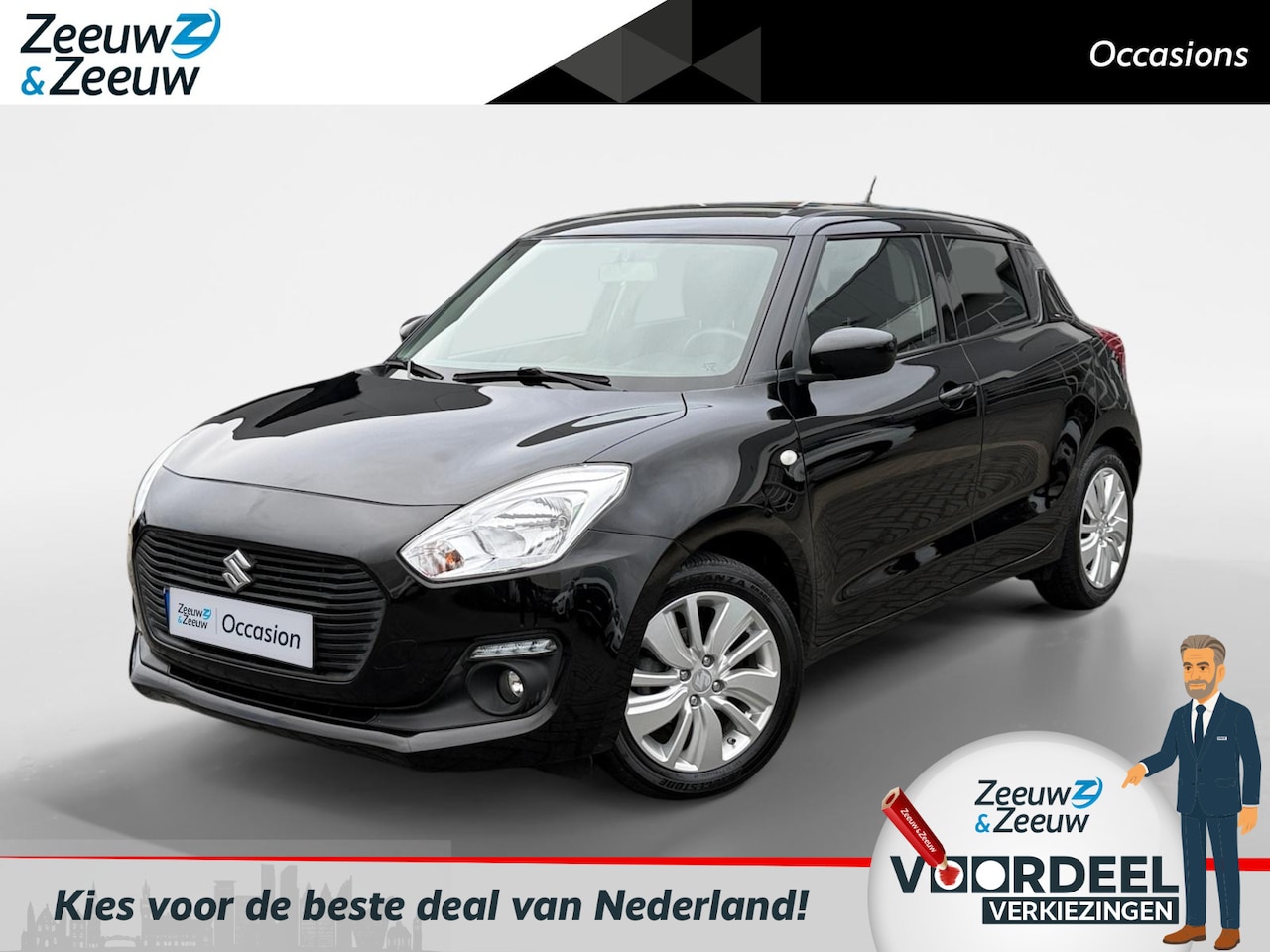 Suzuki Swift - 1.0 Select | Camera | Carplay | Airco | Elektr. Ramen | - AutoWereld.nl
