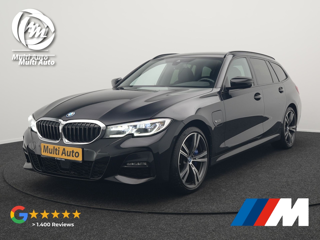 BMW 3-serie Touring - 330e M Sport Plug In Hybrid 292pk Dealer O.H PHEV | Trekhaak Af Fabriek | Adaptive Onderst - AutoWereld.nl
