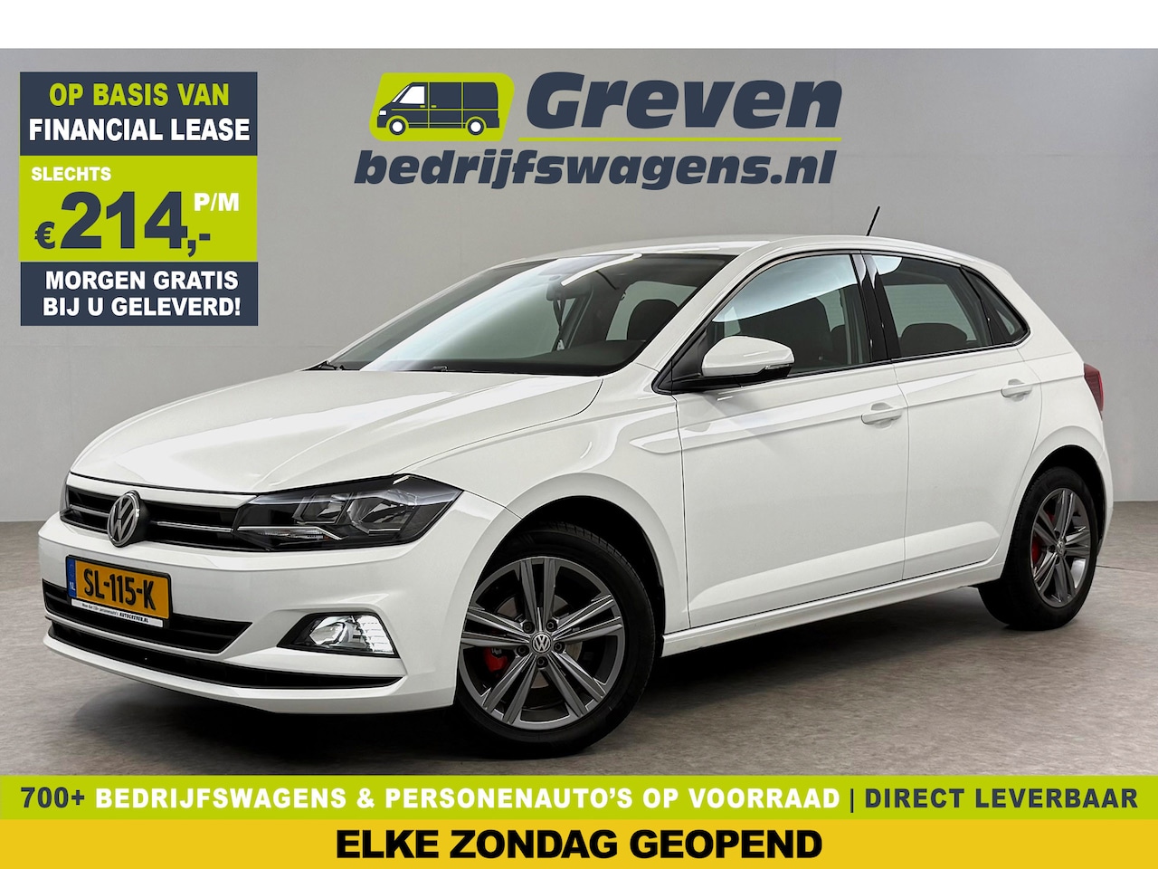 Volkswagen Polo - 1.0 TSI Comfortline | Carplay | LED | Adaptive Cruise | Navigatie | NAP - AutoWereld.nl