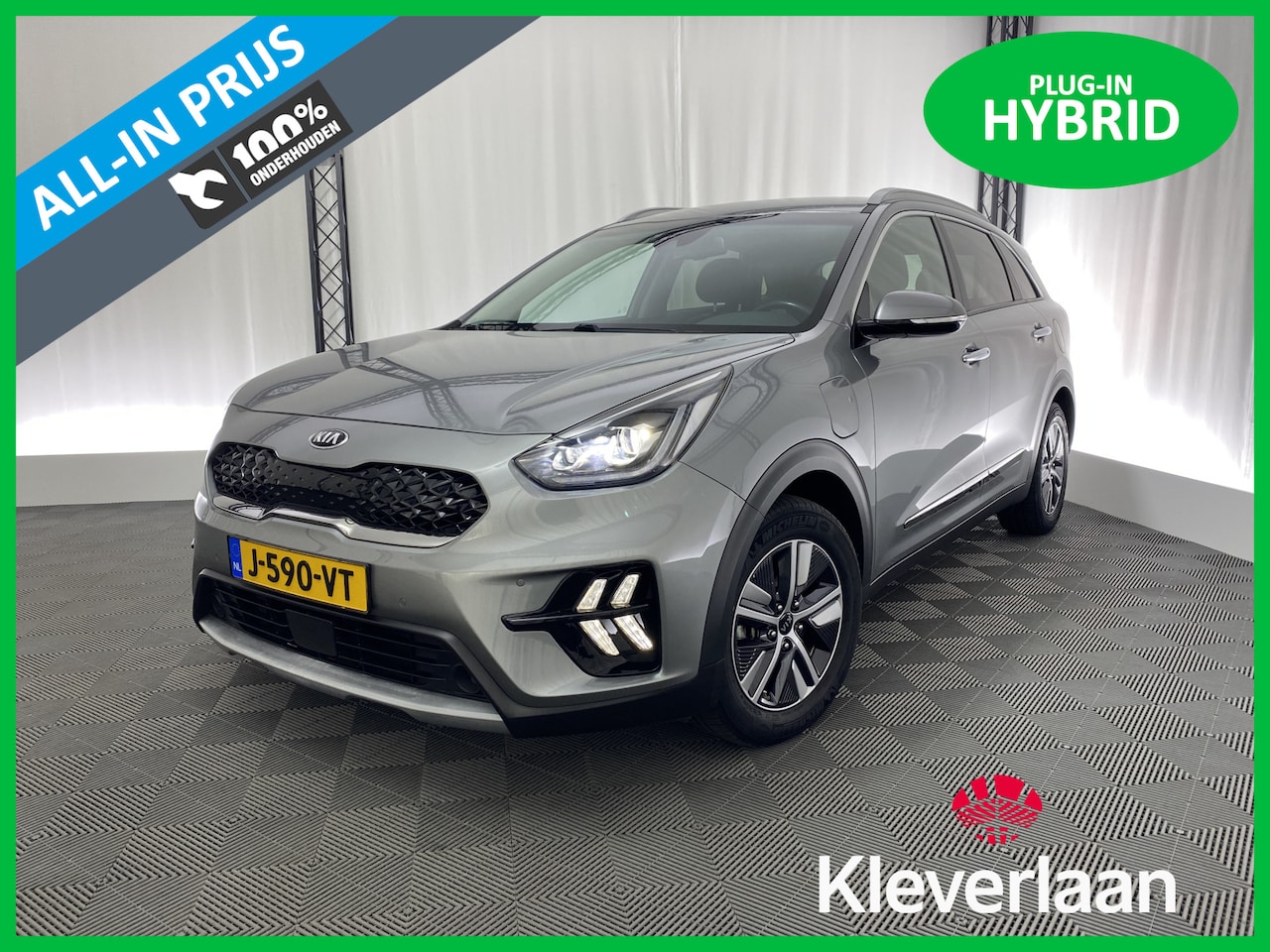 Kia Niro - 1.6 GDi PHEV DynamicPlusLine Automaat | Apple Carplay | Trekhaak | Camera | - AutoWereld.nl