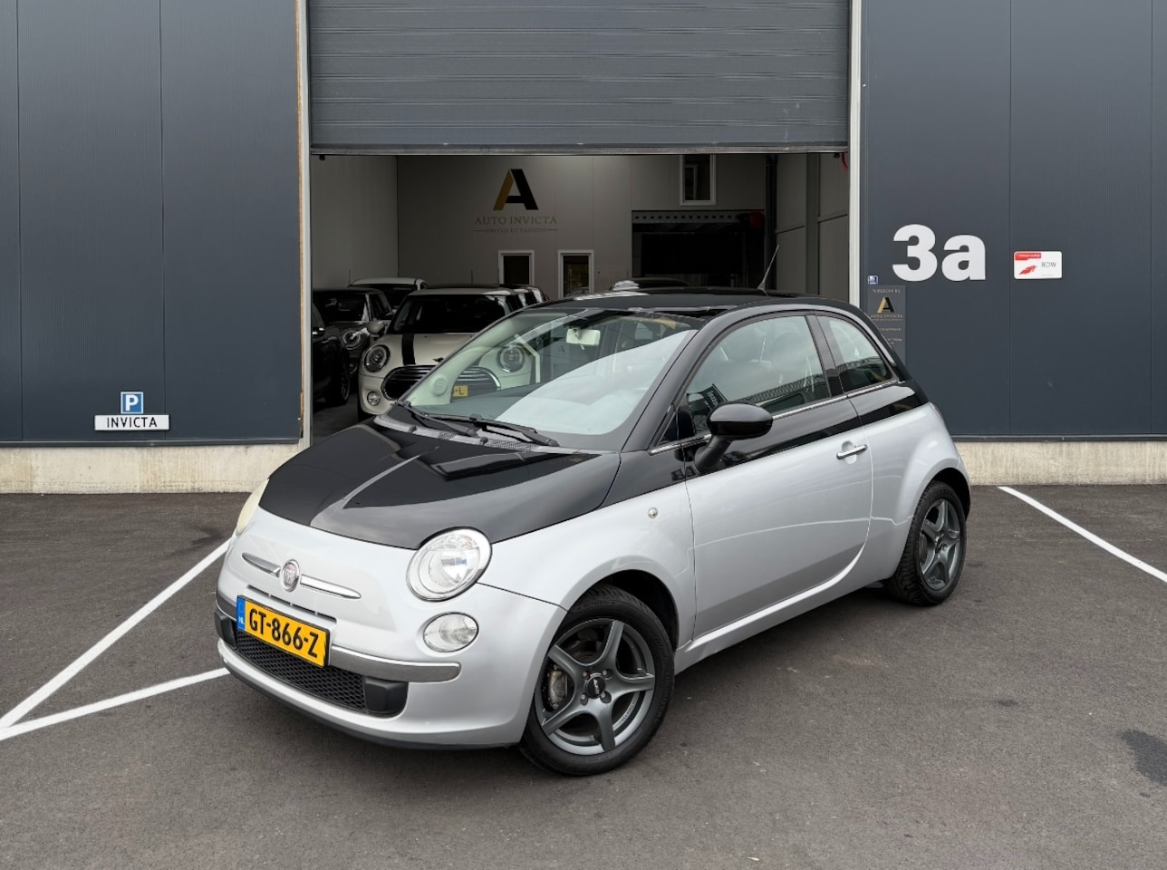 Fiat 500 - 1.2 - Rosa - Glazen dak - AutoWereld.nl