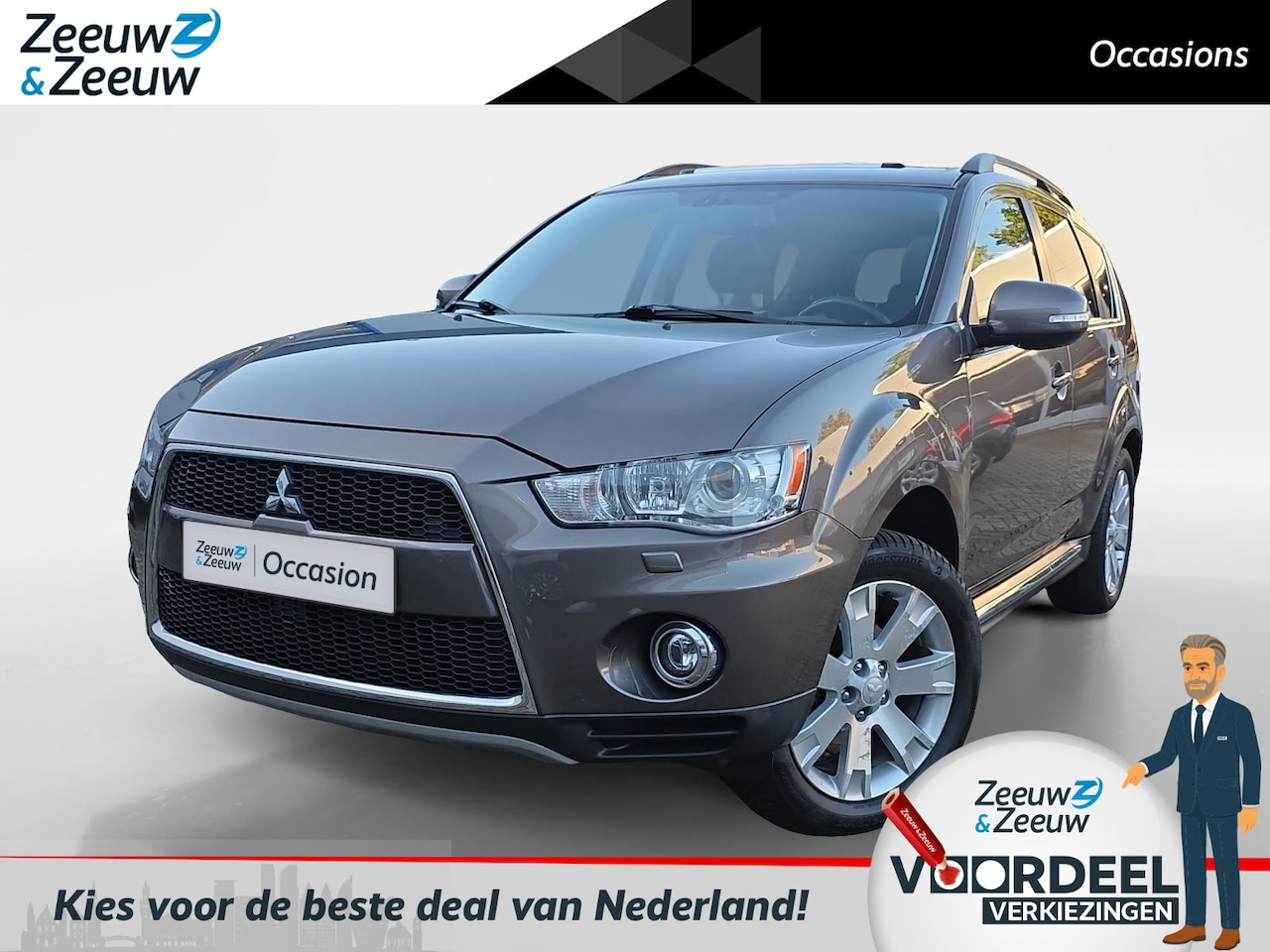 Mitsubishi Outlander - 2.4 Edition Two | 7 zits | Trekhaak | Achteruitrijcamera | Lederen bekleding | Stoelverwar - AutoWereld.nl
