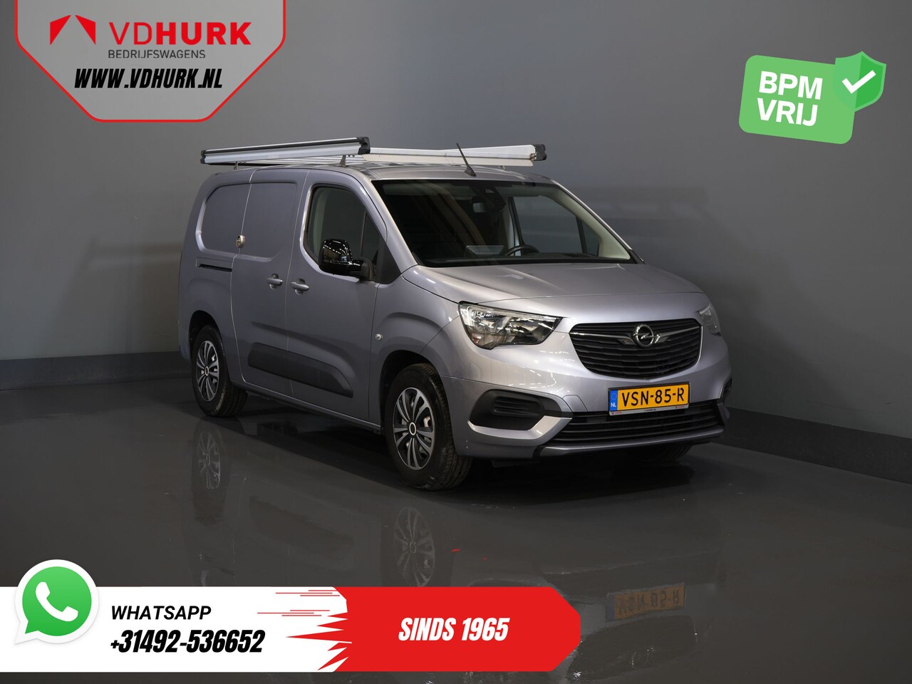 Opel Combo-e - L2 50 kWh 135 pk 315km WLTP BPM VRIJ! Snellader/ Carplay/ Climate/ Imperiaal/ Cruise/ Head - AutoWereld.nl