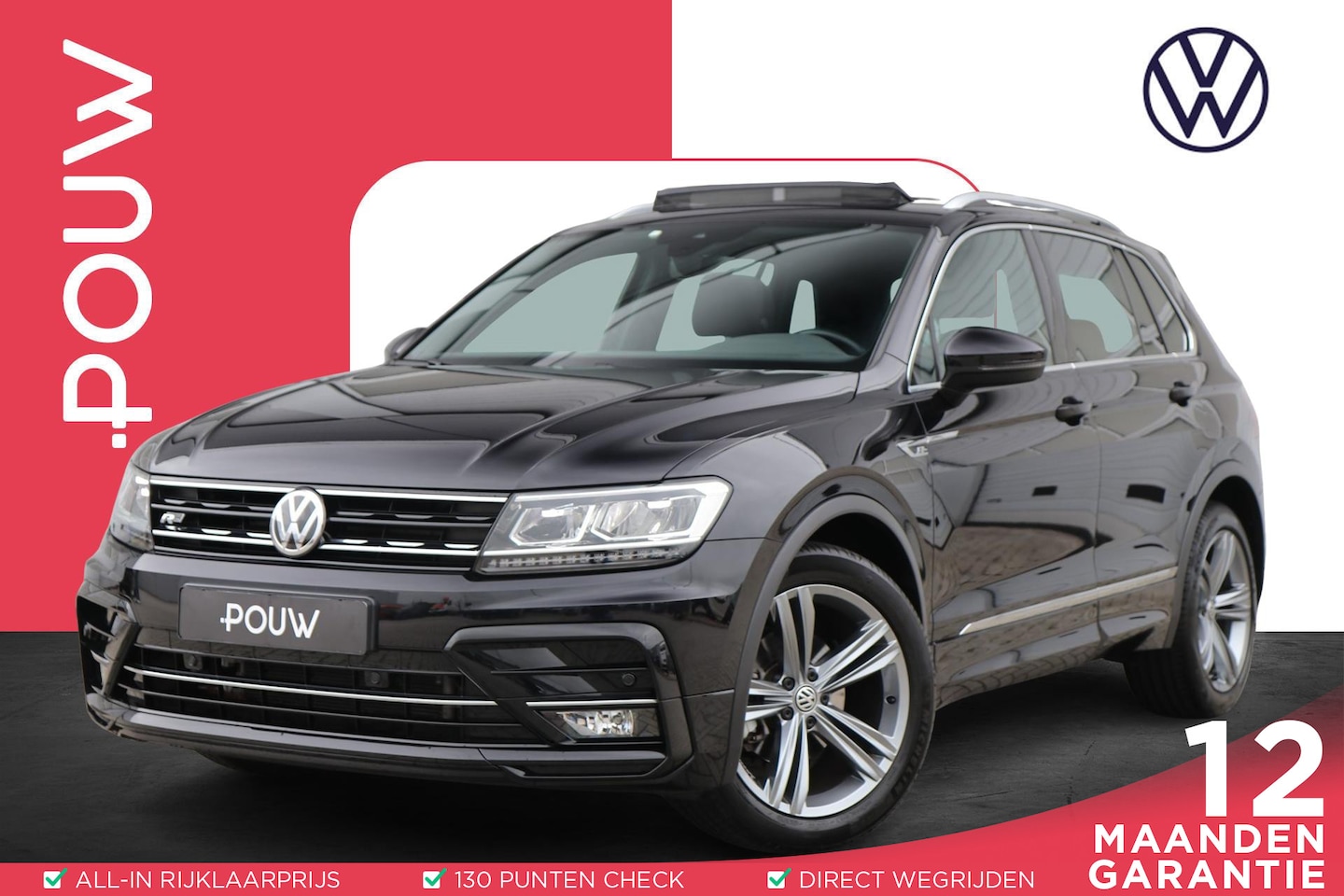 Volkswagen Tiguan - 1.5 TSI 150pk DSG Highline Business R | Panoramadak | Navigatie | Stoelverwarming | Elektr - AutoWereld.nl