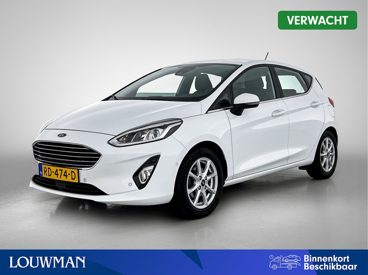Ford Fiesta - 1.0 EcoBoost Titanium Automaat | Climate control | LM velgen | Full map navigatie | Parkee - AutoWereld.nl