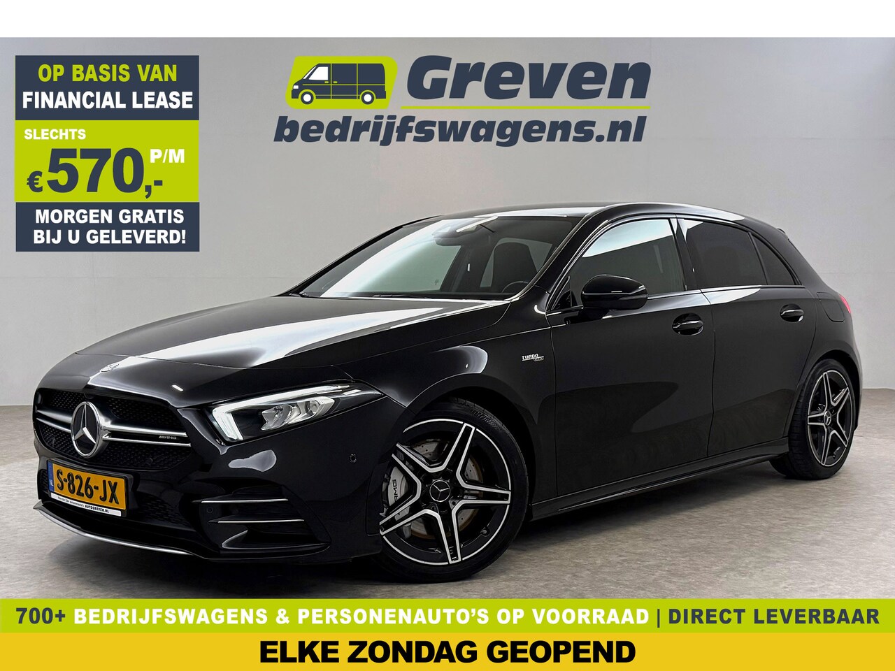 Mercedes-Benz A-klasse - AMG 35 4MATIC 306PK | Sfeerverl. | Virtual | Burmester | Sportstoelen | Camera | Carplay | - AutoWereld.nl