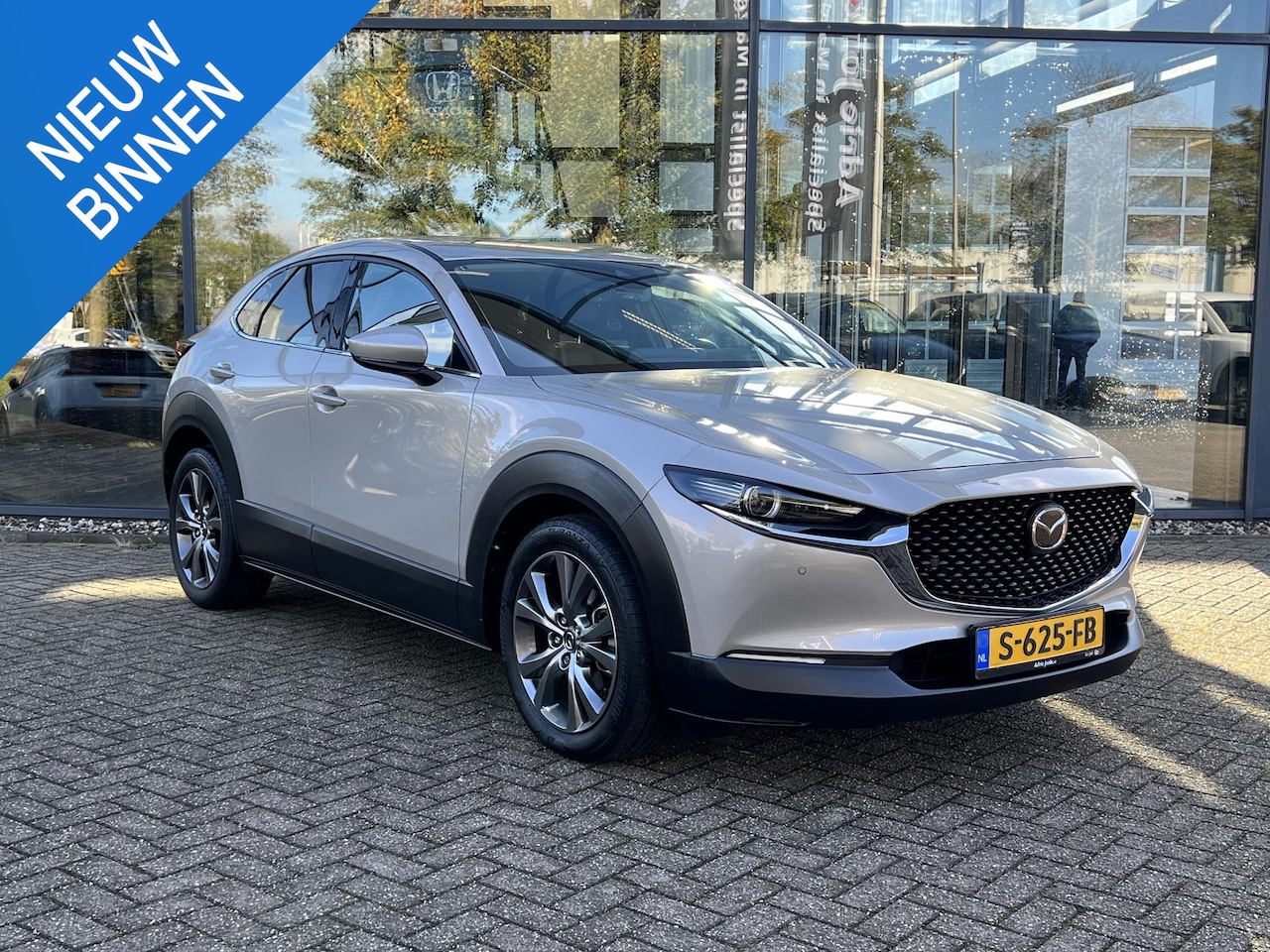 Mazda CX-30 - 2.0 e-SkyActiv-X M Hybrid Luxury AUTOMAAT | TREKHAAK | DODEHOEKDETECTIE | STOEL- EN STUURV - AutoWereld.nl