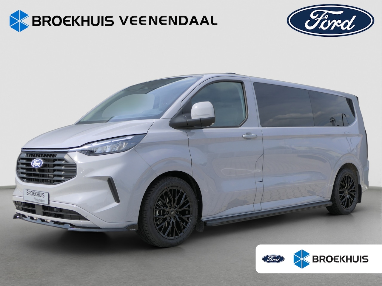 Ford Transit Custom - 320 2.0 TDCI Automaat L2H1 Black Edition | DC | Dubbele Cabine | Camera | Driver Assistanc - AutoWereld.nl