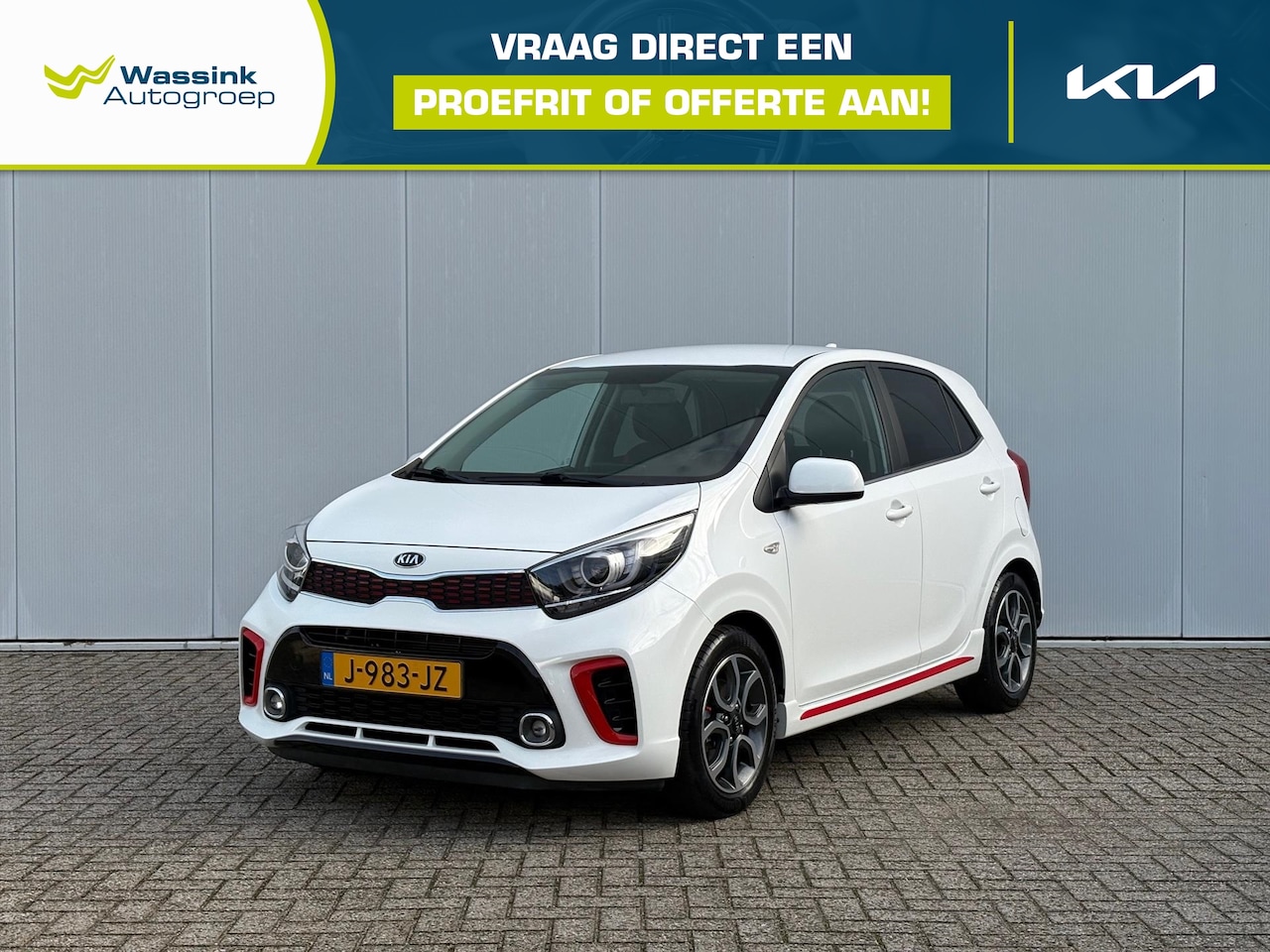 Kia Picanto - 1.0 MPi 84pk 4-zits GT-Line | Navigatie | Camera | CarPlay | Leer | - AutoWereld.nl
