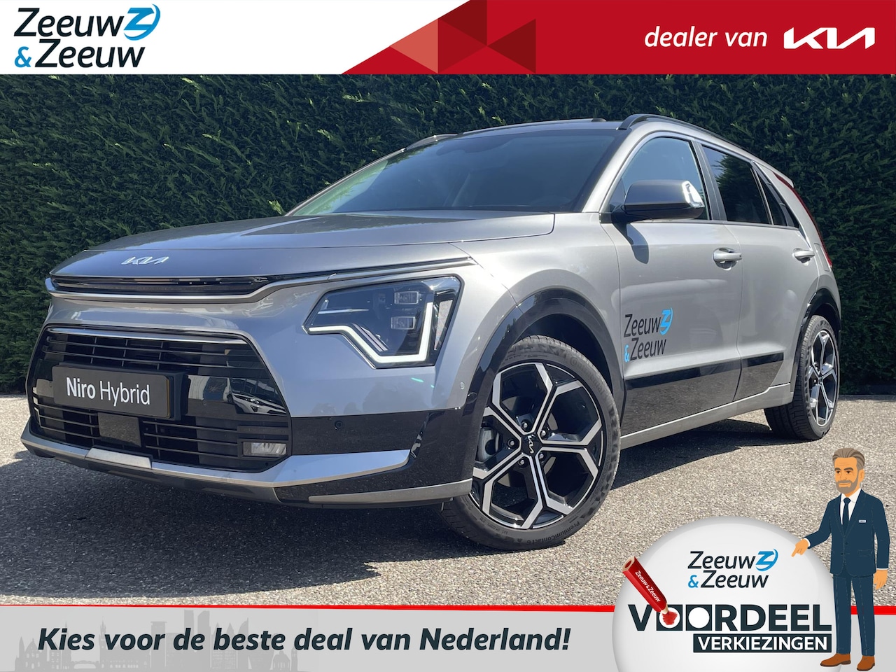 Kia Niro - 1.6 GDi Hybrid ExecutiveLine | Enkele kleuren op voorraad bel voor info | Incl €3.250,- in - AutoWereld.nl