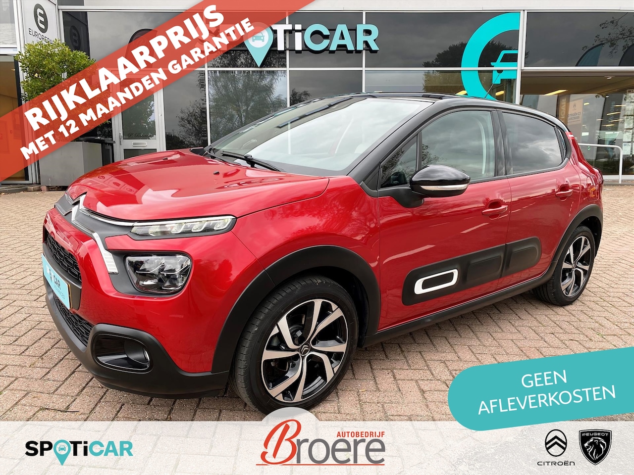 Citroën C3 - 1.2 83pk Shine | comfort seats, camera, parkeersensoren, navigatie, apple carplay, android - AutoWereld.nl