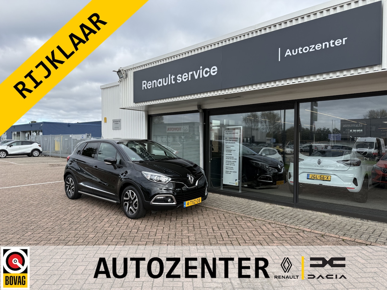 Renault Captur - Dynamique Tce 120 EDC automaat | trekhaak | leder | stoelverwarming | 100% Renault onderho - AutoWereld.nl