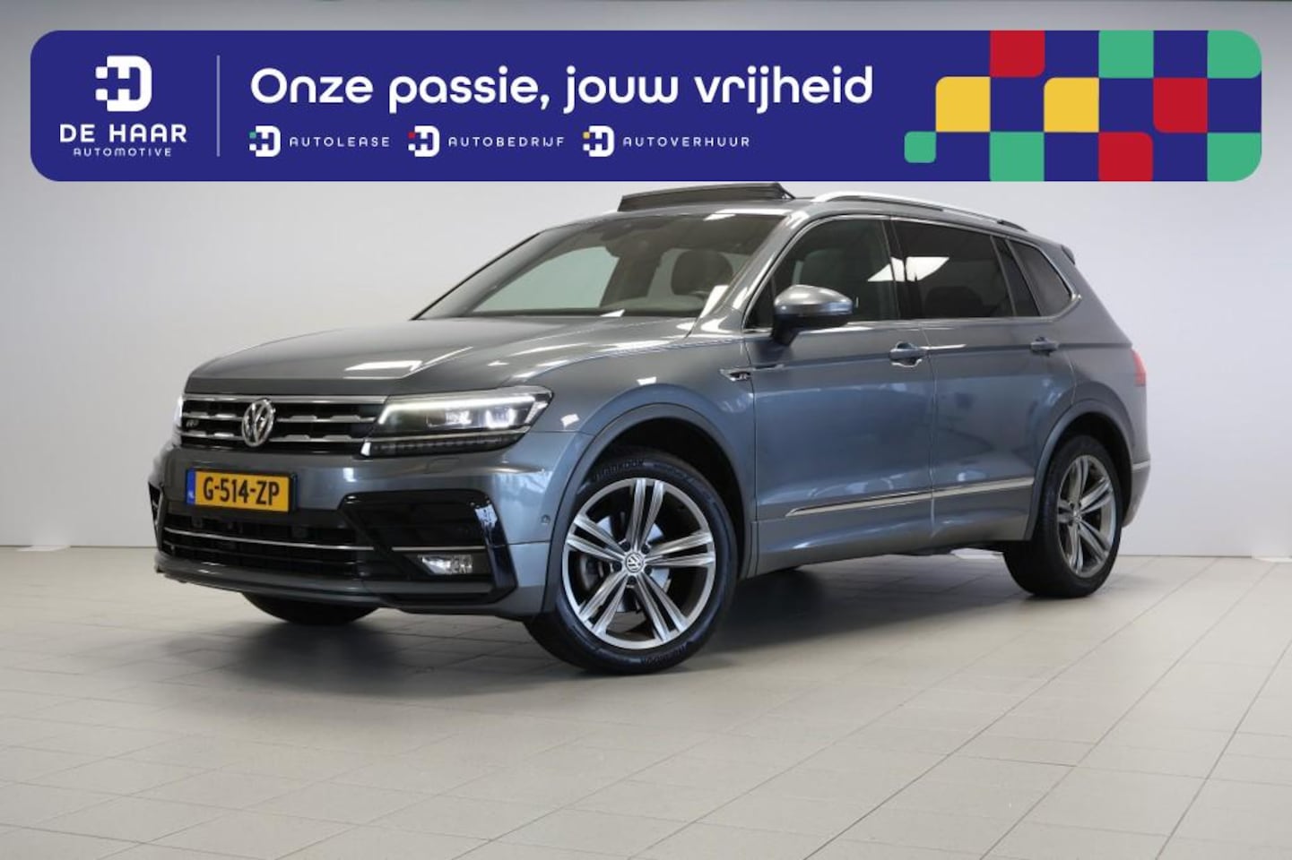 Volkswagen Tiguan Allspace - 1.5 TSI Highline Business R - 7 Zits - Panodak - Trekhaak - - AutoWereld.nl