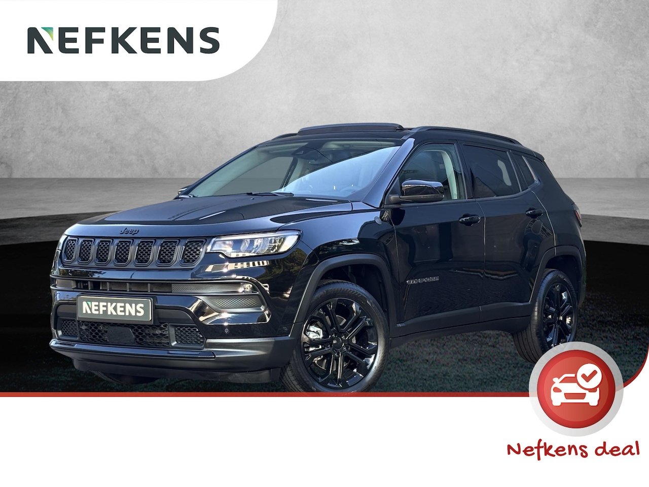 Jeep Compass - 1.5T e-Hybrid 130pk North Star Automaat | Panoramadak - AutoWereld.nl