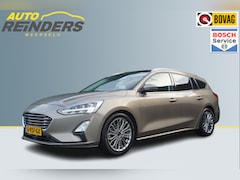 Ford Focus Wagon - 1.0 EcoBoost 125pk Automaat Titanium + Trekhaak/ Camera/ ACC/ LED/ Panoramadak/ Garantie