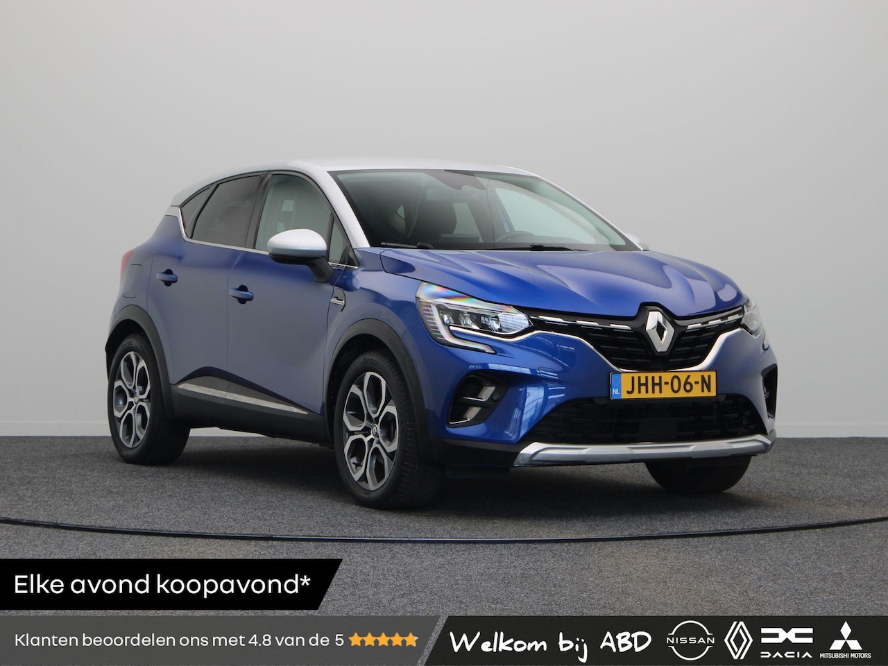 Renault Captur - 1.6 E-Tech Hybrid 145 Intens | Clima | Keyless | Navi | LED | Achteruitrij camera. - AutoWereld.nl