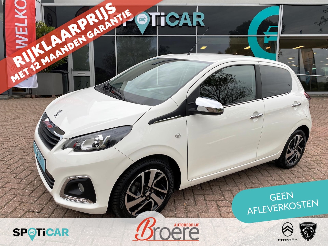 Peugeot 108 - 1.0 VTi 72pk ETG Automaat 5D Allure | touchscreen audio met apple carplay of android auto, - AutoWereld.nl