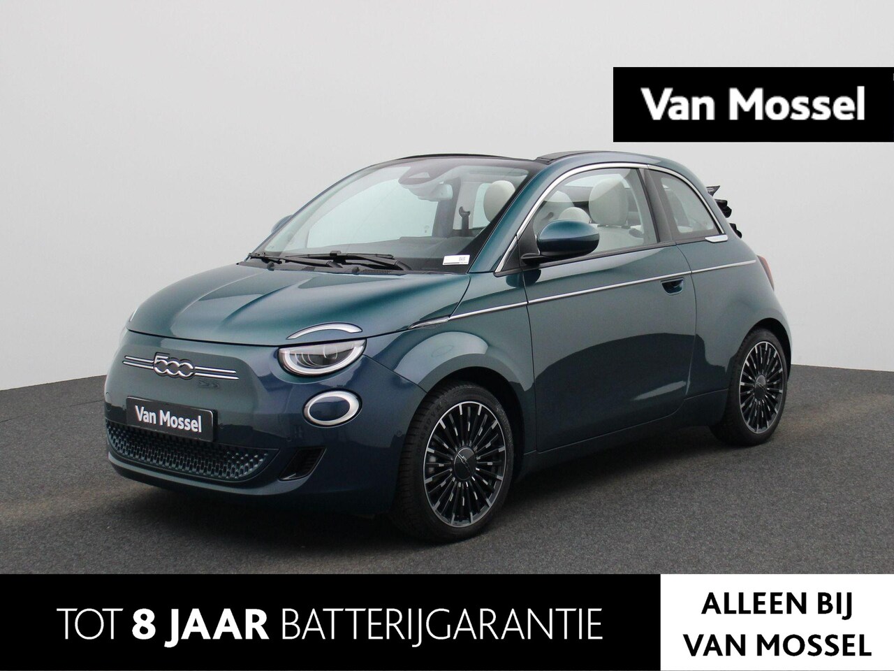 Fiat 500 C - 500e La Prima 42 kWh | AppleCarplay & Android Auto | Canvas Schuifdak | Lichtmetalen Velge - AutoWereld.nl