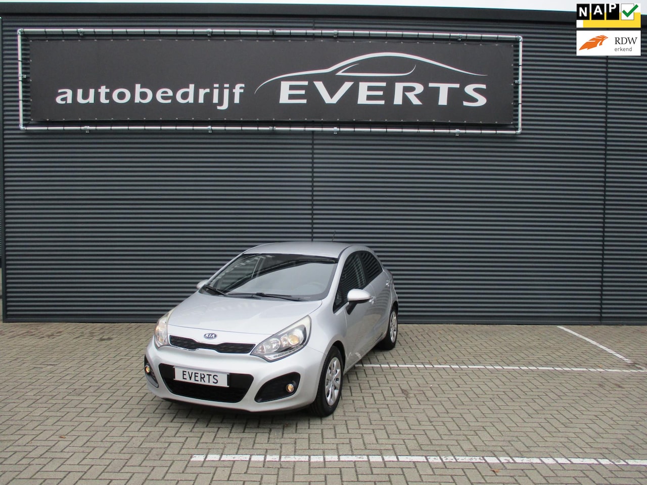 Kia Rio - 1.2 CVVT Plus Pack Airco Elektrisch pakket zeer nette goed rijdende auto scherpe meeneem p - AutoWereld.nl