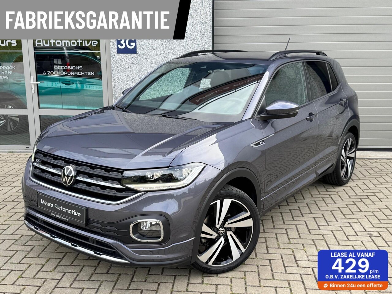 Volkswagen T-Cross - 1.5 TSI R-line DSG/Virtual/CarPlay/LED/18Inch/Stoelverw/FabrieksGarantie/Climate - AutoWereld.nl