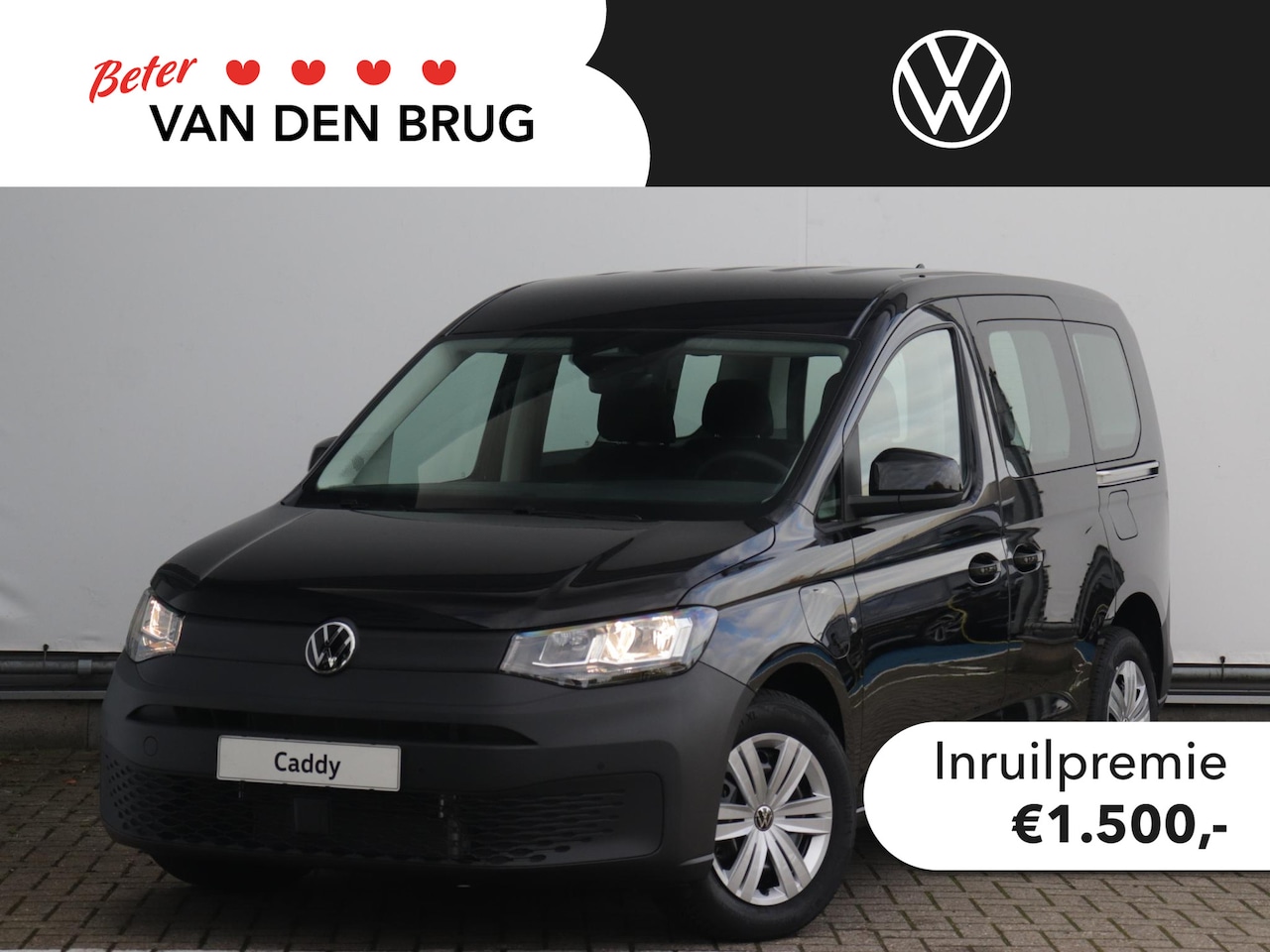 Volkswagen Caddy - Kombi 1.5 eHybrid EU6 85 kW (115 pk) 2755 mm 6 ver | Trekhaak | Navigatie | All-Season Ban - AutoWereld.nl