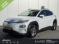 Hyundai Kona Electric - EV Premium 64 kWh / 3 fase / 1e eig / Dealer onderhouden / Lederen bekleding / Fietsdrager