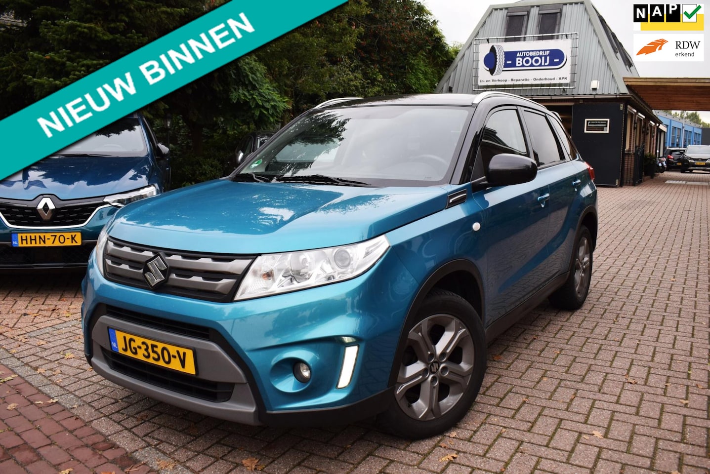 Suzuki Vitara - 1.6 Exclusive AIRCO/NAVI/CRUISE/TREKH/PDC/LMW/NL-AUTO/CAMERA/APPLE-CARPLAY/BLUETOOTH/STOEL - AutoWereld.nl