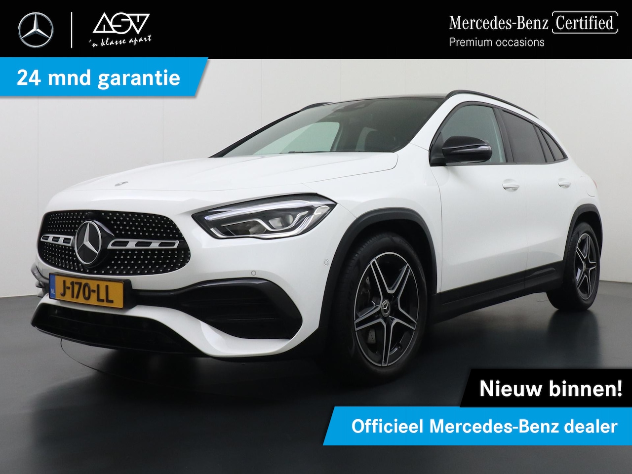 Mercedes-Benz GLA-Klasse - 200 AMG Business Solution | Panorama - Schuifdak | Trekhaak Wegklapbaar | Sfeerverlichting - AutoWereld.nl