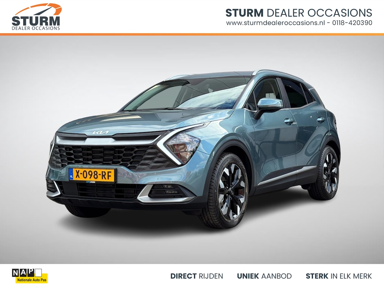 Kia Sportage - 1.6 T-GDi Plug-in Hybrid AWD DynamicLine SoH 99% NL-Auto, Nieuwstaat! - AutoWereld.nl