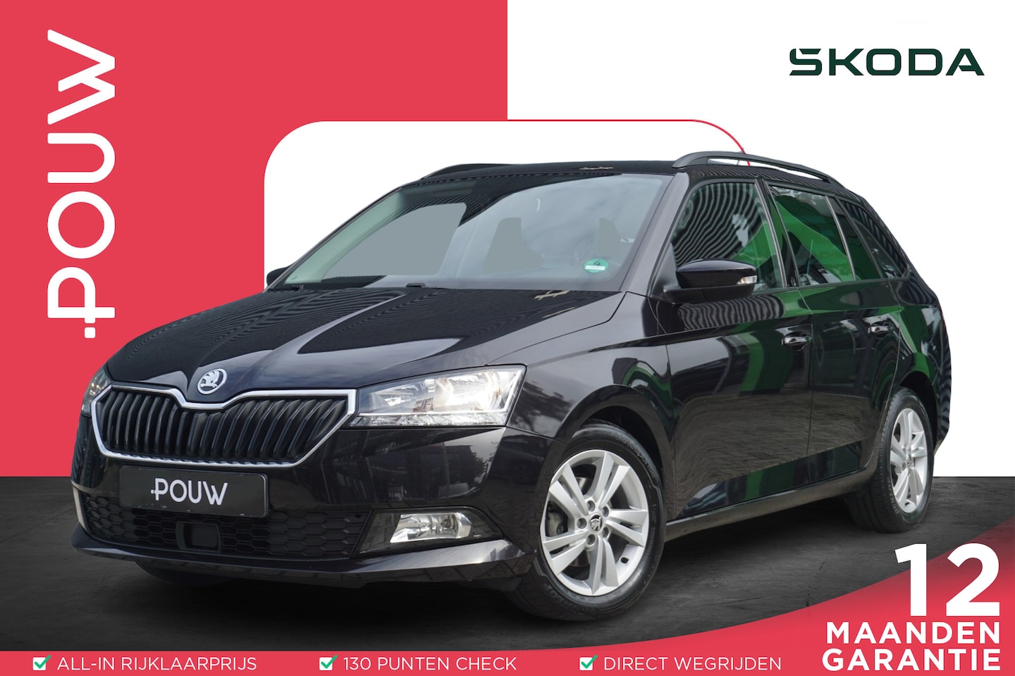 Skoda Fabia Combi - 1.0 TSI 95pk Ambition | Apple CarPlay / Android Auto | Navigatie | Climate Control - AutoWereld.nl