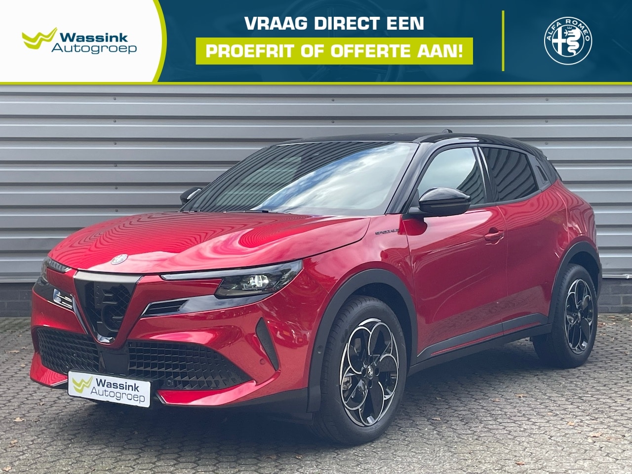 Alfa Romeo Junior - 54 kWh 156pk Elettrica Speciale | Sabelt Schaalstoelen | CarPlay | Navigatie | Alcantara S - AutoWereld.nl