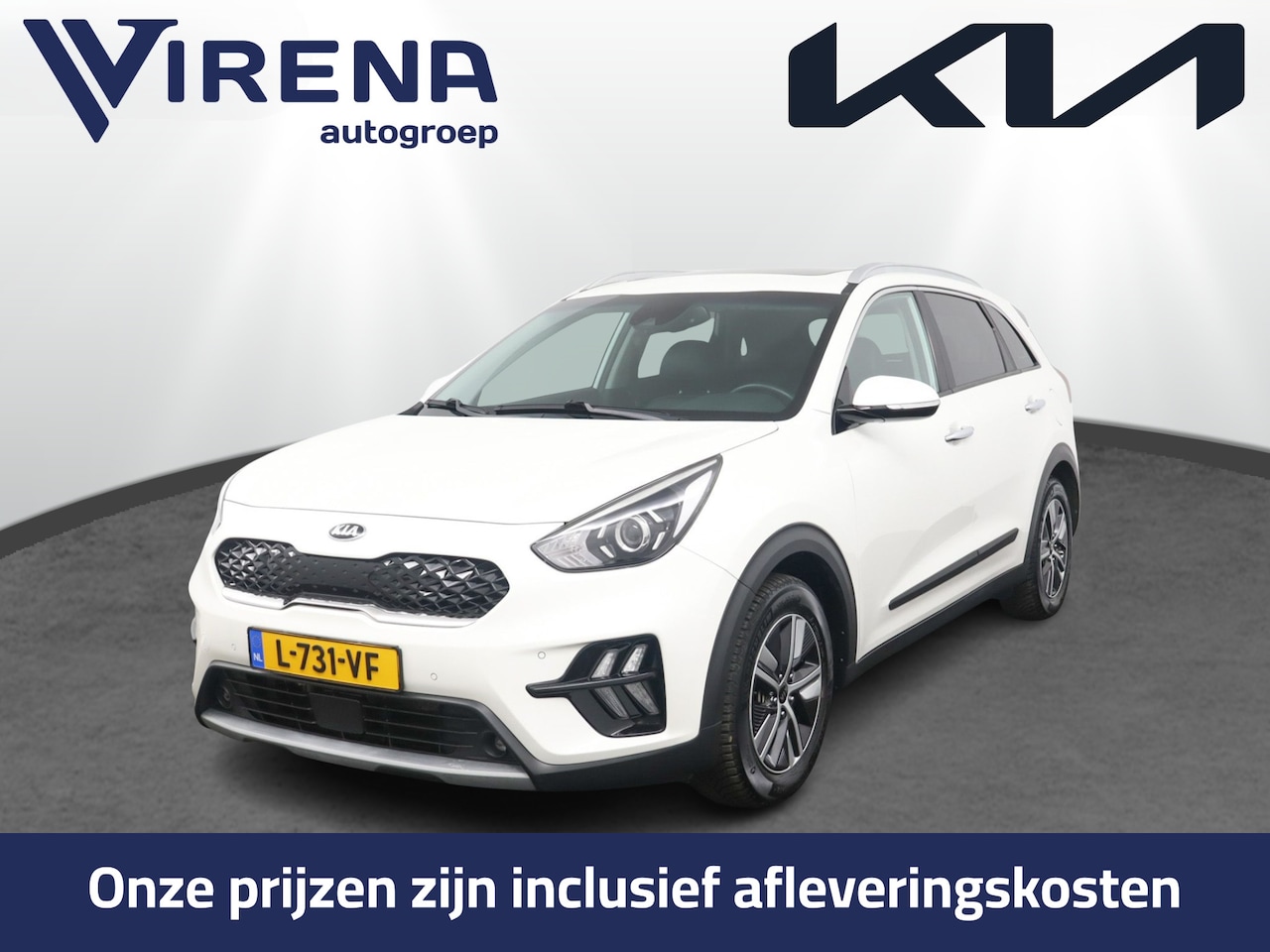Kia Niro - 1.6 GDi Hybrid DynamicPlusline - Glazen Schuif-/kanteldak - Navigatie - Apple Carplay/Andr - AutoWereld.nl