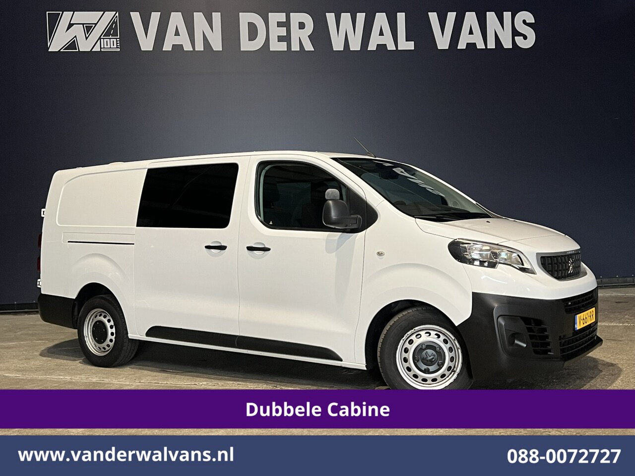 Peugeot Expert - 2.0 BlueHDI 123pk L3H1 Dubbele cabine Euro6 Airco | 5-Zits | Navigatie | Imperiaal | Cruis - AutoWereld.nl
