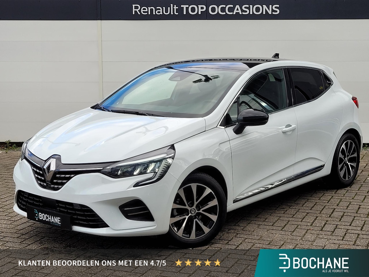 Renault Clio - 1.6 E-Tech Hybrid 145 Techno | Dealer Onderhouden | Zwart Dak | Navi+Camera - AutoWereld.nl