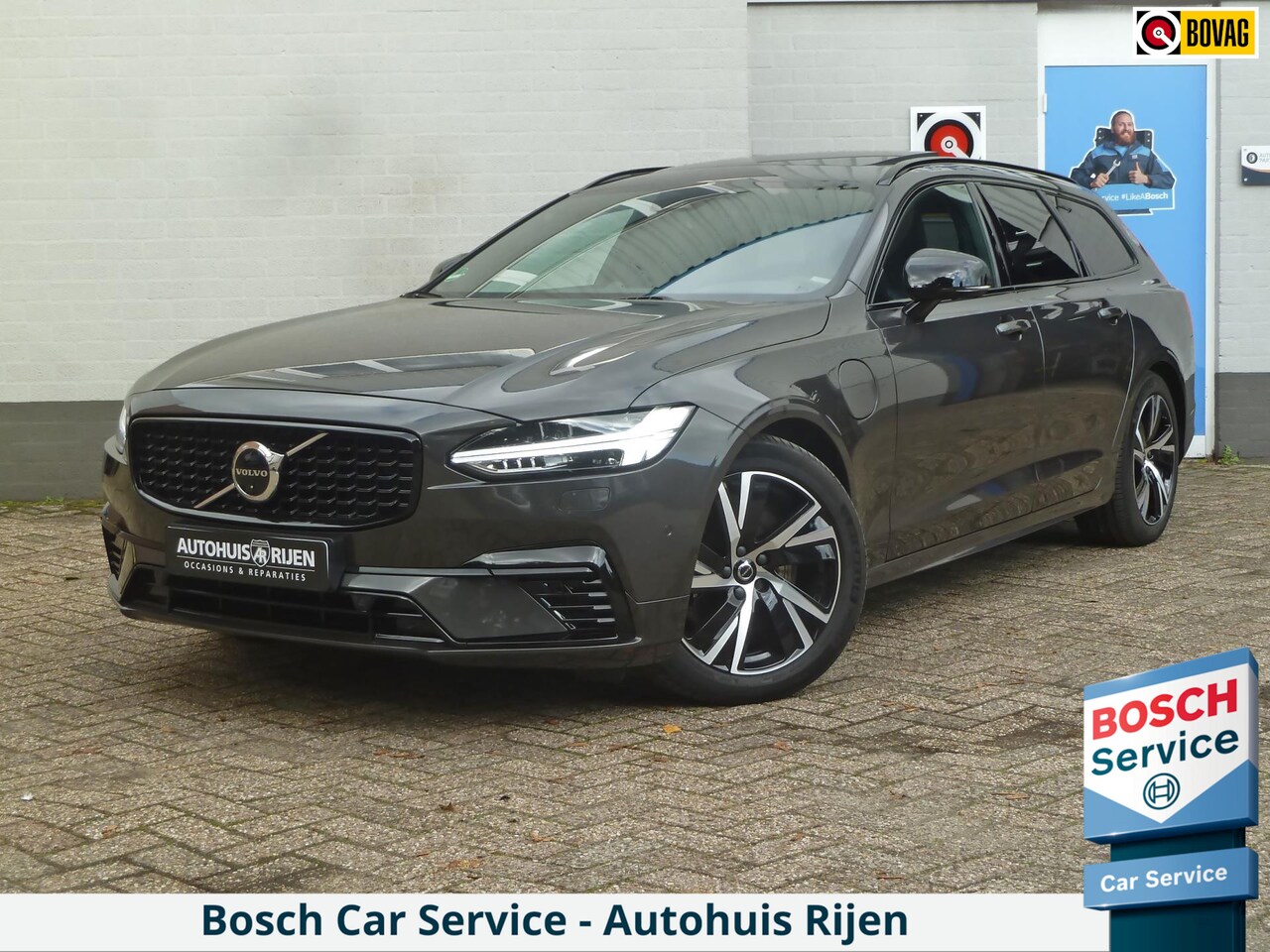 Volvo V90 - 2.0 T6 AWD Recharge R-Design|Panodak|Bowers&Wilkins|360-Camera|Adaptive-Cruise|BLIS|Stoel/ - AutoWereld.nl